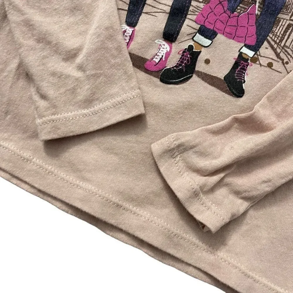 The Children’s Place Fashionable Black Girls Long Sleeve Graphic Tee XS (4)